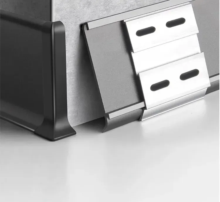 Skirting Clips Black 100mm