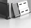 Skirting Clips Rose Wood 60mm